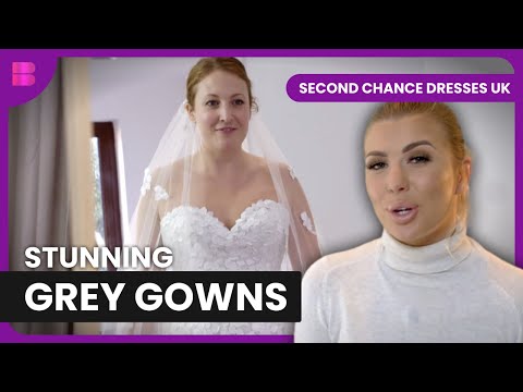 Stunning Grey Wedding Dresses to Love | Second Chance Dresses UK