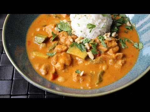 Peanut Curry Chicken  - How to Make Chicken with Peanut Curry Sauce