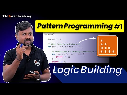 🚷STUCK On Pattern Programming? | ⭐STAR Pattern Program #1 | Logic Building