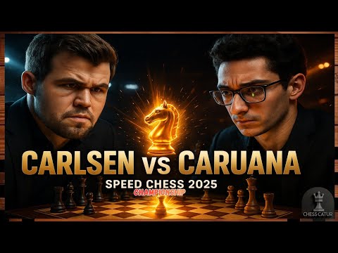 Magnus Carlsen vs Fabiano Caruana🔹Speed Chess Championship 2025🔹Epic Blitz Battle❗