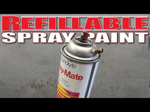 Refillable Spray Paint Can