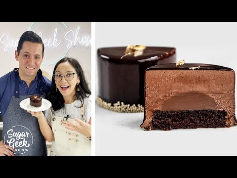 Shiny Glaze For Cakes (Chocolate Entremet Recipe)