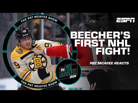 Pat McAfee goes BERSERK reacting to these NHL fights 😂 | The Pat McAfee Show