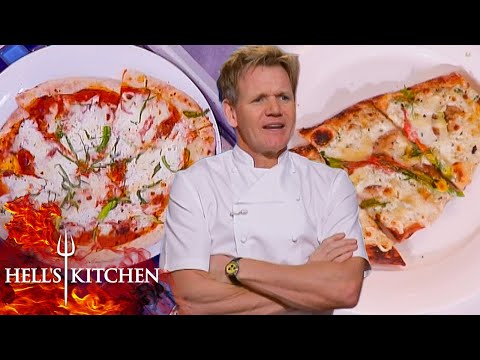 Pizza Party - Chefs Trying To Impress Gordon With Gourmet Pizzas | Hell's Kitchen