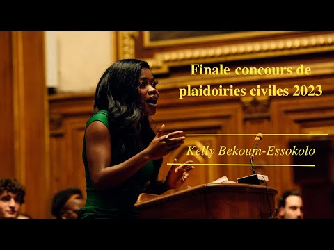 FINALE CONCOURS DE PLAIDOIRIES PENALES 2023 - KELLY BEKOUM-ESSOKOLO