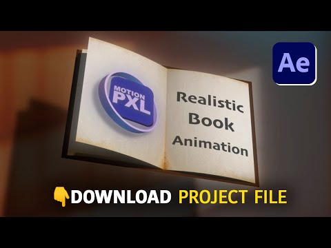 Realistic 3D Book Open Animation in After Effects | Beginner Tutorial (No Plugins)