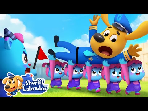 Mini Antel Squad | 🌊 WaterCity Mystery | Safety Rules | Kids Cartoon | Sheriff Labrador
