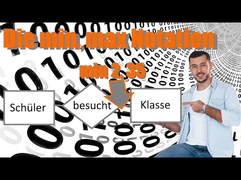 Die Kardinalitäten der (min,max)-Notation