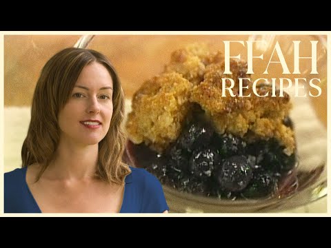 Blueberry Grumble (Blueberry Crumble) - French Food at Home with Laura Calder