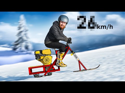 Eigenes Schneemobil bauen! (+Wettrennen)