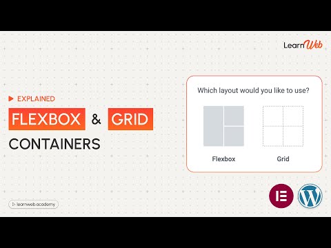 How Flexbox & Grid Container work in Elementor? Columns & Rows Explained
