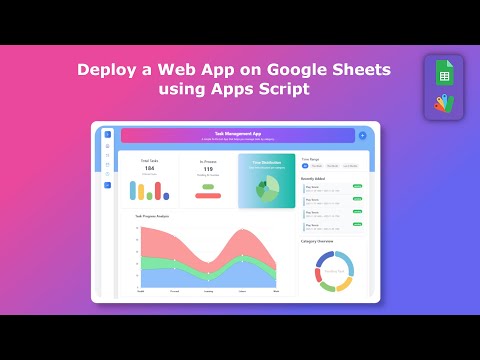 How to Deploy a Web App on Google Sheets using Apps Script