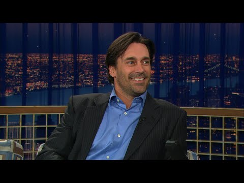 Jon Hamm’s Thoughts on Being Handsome | Late Night with Conan O’Brien