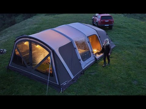 ULTRA LUXURY CAMPING WITH A NEW TENT WITH KITCHEN