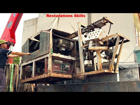 No One Will Believe It! Giant Logging Machine Abandoned for 20 Years Restored to Run Like New