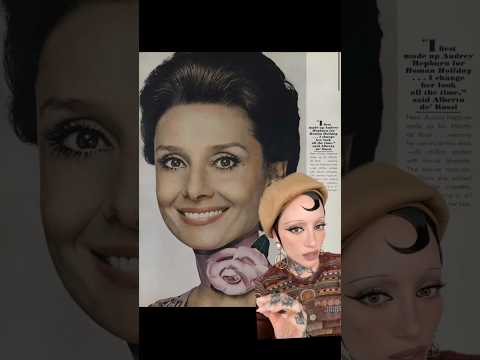Replicating Audrey Hepburn’s Iconic Look from Vogue 1972 #audreyhepburn