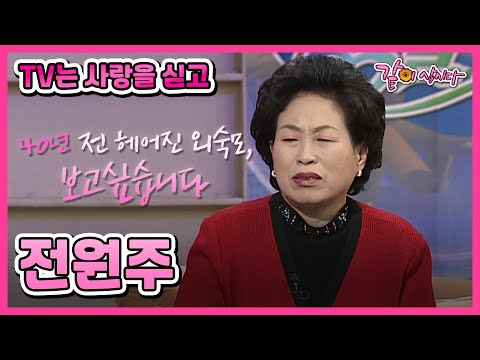 [TV는 사랑을 싣고] 전원주 | 438회 KBS 2003.02.02 방송