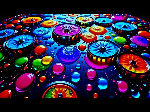 4K Abstract Screensaver • No Copyright New Background, Endless, Liquid Motion in 4K