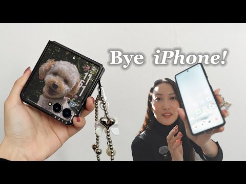 After 15 Years with iPhone… I’m Finally Switching to Samsung 📱😱 Samsung Z Flip 7 🥹🎀