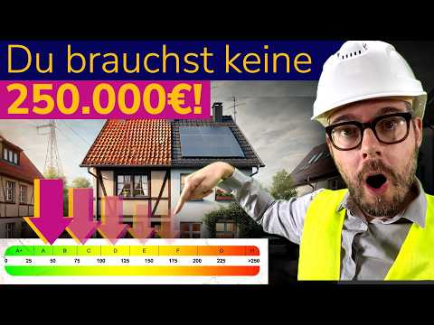 Energieausweis von H auf A für 20.000€ [Energieberater verrät welche Sanierung sich lohnt]