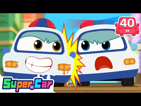 真假警車🚓❓｜辨別真偽教育｜🧠🔍幼兒守規則｜🛑3D警車動畫 🎥🚓 ｜汽車卡通 🚗 ｜車車兒歌｜超級汽車
