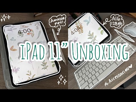 2025 New! ✨iPad A16 chip,128gb *s i l v e r*| Accessories & Set Up