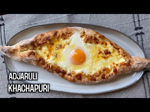 Adjaruli Khachapuri | Georgian Stuffed Cheese Bread | Xachapuri
