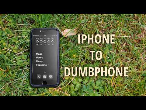 How to turn an iPhone into the ultimate dumb phone