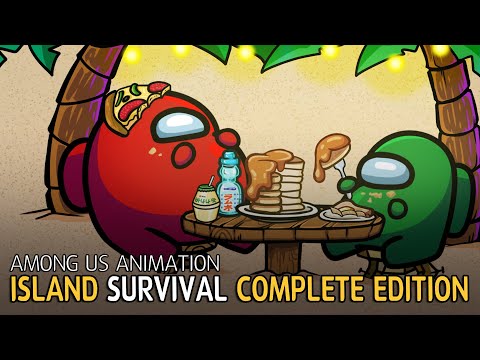 어몽어스 무인도 생존게임모드 컴플리트 에디션 | Among us animation Island Survival mode Complete edition
