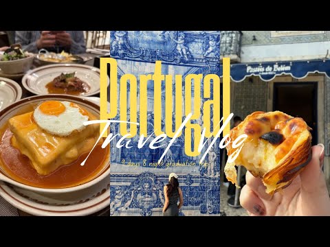 【葡萄牙9日8夜🇵🇹】 遲左5年嘅畢業旅行！一日食4個葡撻！乳酪好味到要日日食？Portugal 9D8N Graduation Trip Vlog 🍻🥪🥣
