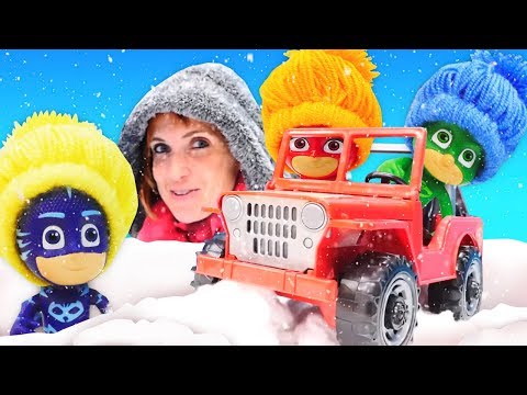 Герои в Масках все серии подряд - Ремонт машины и корм для зверей - Видео Капуки Кануки