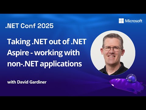 Taking .NET out of .NET Aspire - working with non-.NET applications