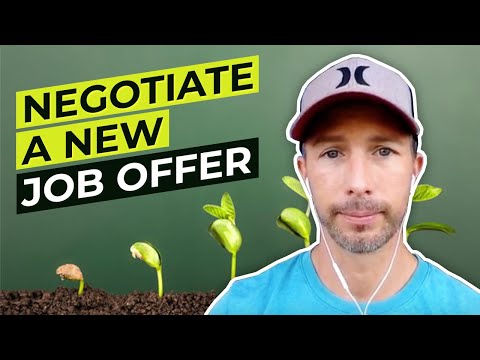 How to Negotiate a New Job Offer