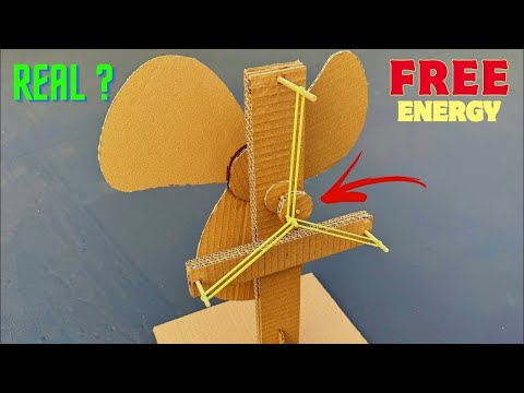 Free Energy Cardboard Ventilator - DIY