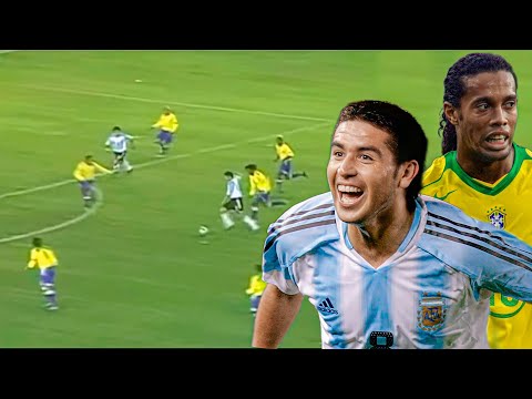 Argentina 3 vs 1 Brasil | Eliminatorias al Mundial 2006 • Goles y Resumen