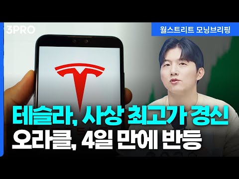 [25.12.17.시황] 테슬라, FSD 모멘텀에 사상 최고가 경신.. 오라클, 4거래일 만에 반등 성공 | 박명석 글로벌시황맨 [월가 뉴스레터]