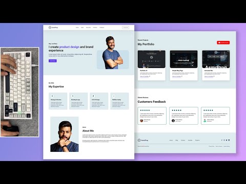 ASMR Programming - Complete Responsive Personal Portfolio Website - No Talking