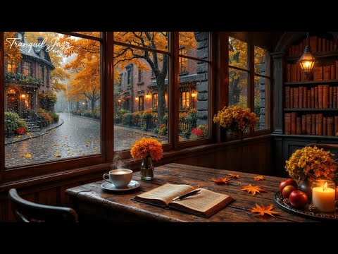 Amazing Autumn Jazz Music With Rain Sounds ~ Smooth Jazz Piano Ambience for Relax, Focus & Work #5