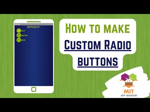 Radio Buttons in MIT App Inventor | Game Settings Screen MIT App Inventor | tinyDB