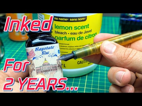 I Left The Most Staining Ink Ever For 2 YEARS In This Pen!