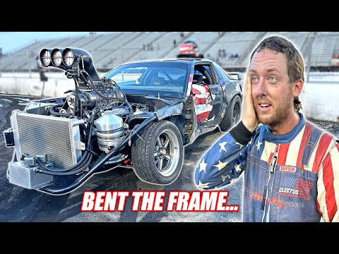 My Hardest Crash EVER In a Burnout Car... (Totaled)