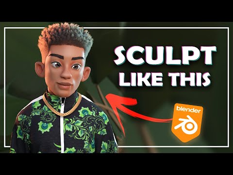 How I Sculpt Stylized Characters | Blender WORKFLOW