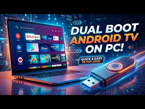 Run Android TV on Your PC Using USB in Dual Boot – Quick & Easy Setup 2025!