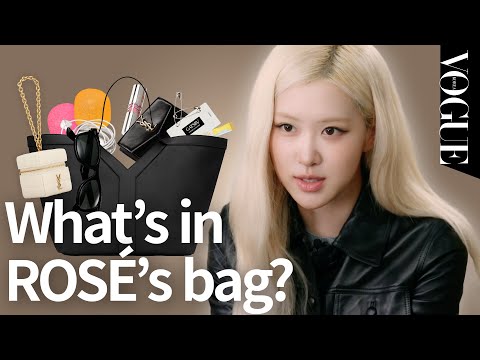[ENG] ROSÉ sings her favorite carol! What's In My Bag🖤 | MY VOGUE