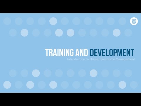 Introduction to Training and Development