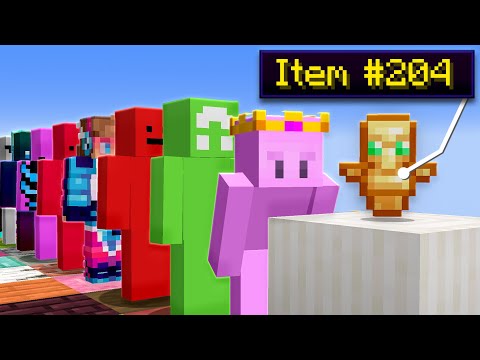 The Minecraft Random Item Civilization