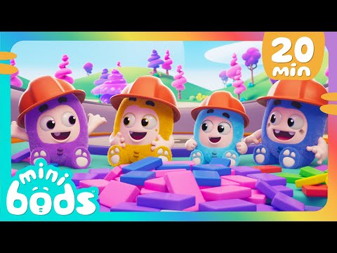 Jeff’s Block Party 🎈 | Minibods | Preschool Cartoons