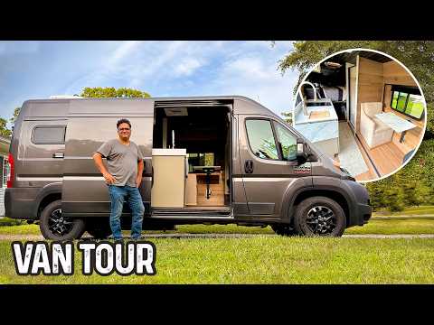 He Built a Luxury Campervan for $8,000? IT HAS EVERYTHING!