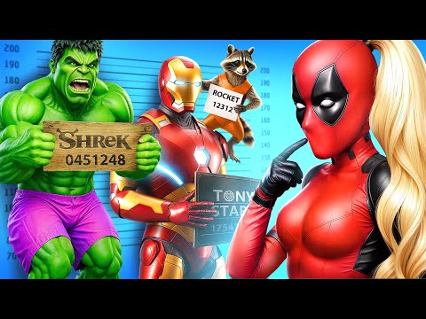 Дэдпул Пропал! Харли Квинн vs Халк vs Человек Паук!