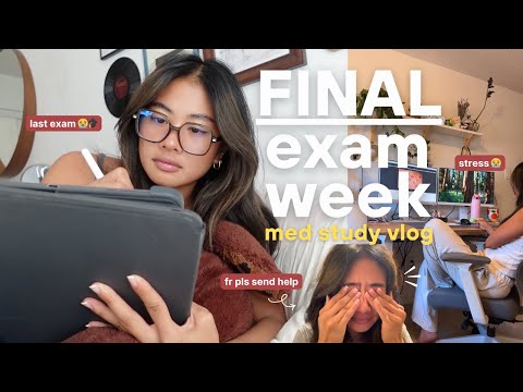 med school finals week 🫠 chaos, caffeine, & crashing out | study vlog